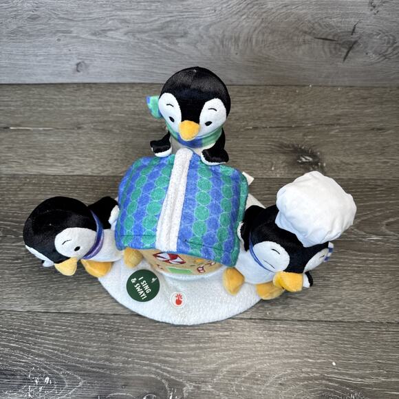 Hallmark GINGERBREAD TREAT Baking Buddies Playful Penguins MUSICAL - Picture 10 of 11